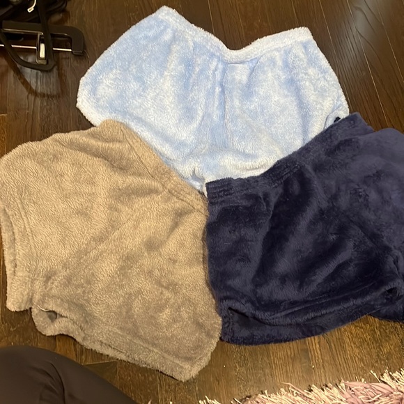 Made with Love and Kisses Fuzzy Shorts - Picture 1 of 5